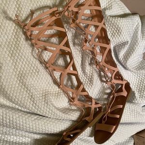 Gladiator Sandal Tan size 8.5 New without Tags